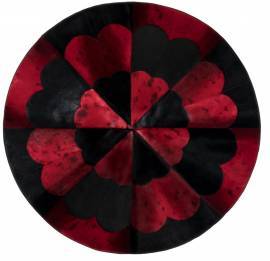 Qajaasat T�ppe R�d/Sort 150x150 cm.