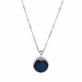 Halsk�de m. S�lskind - S�lv/Navy