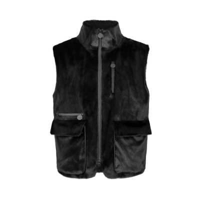 BVM S�lskindsvest, Sort/Farvet